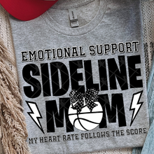Load image into Gallery viewer, Emotional Support Sideline Mom Sports With or Without Bow DROPDOWN TRANSFER THREAD MAR 26