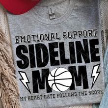 Load image into Gallery viewer, Emotional Support Sideline Mom Sports With or Without Bow DROPDOWN TRANSFER THREAD MAR 26