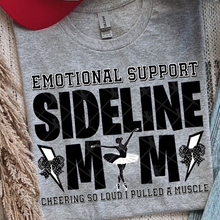 Load image into Gallery viewer, Emotional Support Sideline Mom Sports With or Without Bow DROPDOWN TRANSFER THREAD MAR 26