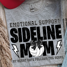 Load image into Gallery viewer, Emotional Support Sideline Mom Sports With or Without Bow DROPDOWN TRANSFER THREAD MAR 26