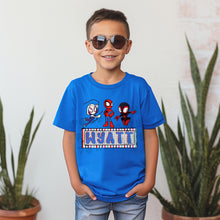 Load image into Gallery viewer, Spider And Friends Customized Name Plate DROPDOWN DTF TRANSFER SPO FEB 26