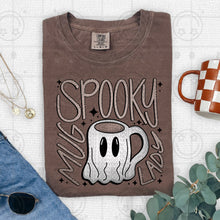 Load image into Gallery viewer, Spooky Mug Lady TRANSFER HMWK AUG 25