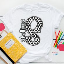 Load image into Gallery viewer, Polka Dot Mascots Dropdown TRANSFER CSD JUNE 25