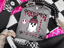Load image into Gallery viewer, That’s The Spirit Colored Ghost Mascot DROPDOWN TRANSFER CAP