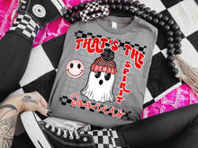 Load image into Gallery viewer, That’s The Spirit Colored Ghost Mascot DROPDOWN TRANSFER CAP