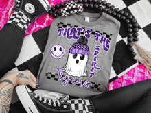 Load image into Gallery viewer, That’s The Spirit Colored Ghost Mascot DROPDOWN TRANSFER CAP
