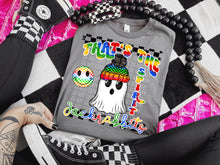 Load image into Gallery viewer, That’s The Spirit Rainbow Ghost Mascot DROPDOWN TRANSFER CAP