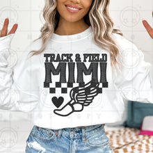Load image into Gallery viewer, Track & Field Title Faux Embroidery Dropdown TRANSFER HMWK FEB 25