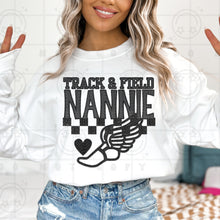 Load image into Gallery viewer, Track & Field Title Faux Embroidery Dropdown TRANSFER HMWK FEB 25