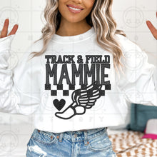 Load image into Gallery viewer, Track & Field Title Faux Embroidery Dropdown TRANSFER HMWK FEB 25