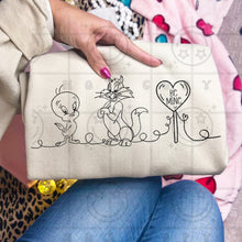 Load image into Gallery viewer, Be Mine Heart Lollipop Doodle Character DROPDOWN TRANSFER HMWK NOV 25