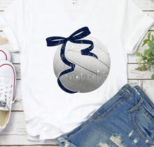 Load image into Gallery viewer, Volleyball Bow Color Dropdown TRANSFER PARJO APRIL 25