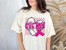 Load image into Gallery viewer, Breast Cancer Volleyball Heart Mascot CUSTOMIZED DTF Transfer