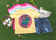 Load image into Gallery viewer, Happy Easter Patterned Rabbit Circle Transfer