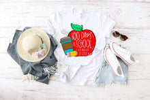 Load image into Gallery viewer, 100 Days Of School & Lots And Lots Of Coffee TRANSFER
