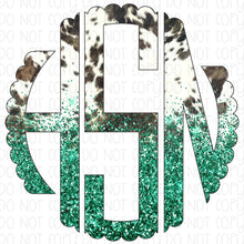 Load image into Gallery viewer, CUSTOM Monogram DTF Transfer