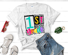 Load image into Gallery viewer, Back To School Leopard Bright Grades 11'' DTF TRANSFER