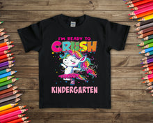 Load image into Gallery viewer, School I’m Ready To Crush-Girl Ballet Unicorn 8” HIGH HEAT SOFT SCREEN