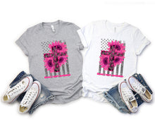 Load image into Gallery viewer, Breast Cancer Awareness Sunflower Flag HIGH HEAT SOFT SCREEN