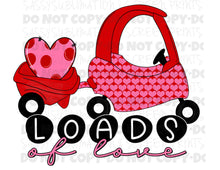 Load image into Gallery viewer, Loads Of Love Car TRANSFER