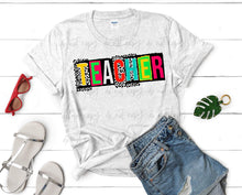 Load image into Gallery viewer, Back To School Leopard Bright Grades 11'' DTF TRANSFER