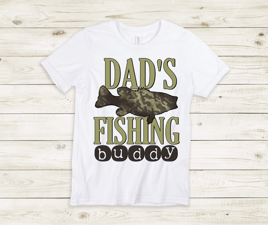 Dad’s Fishing Buddy Camo TRANSFER