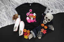 Load image into Gallery viewer, In October We Wear Pink Pumpkin Ghosts HIGH HEAT SOFT SCREEN
