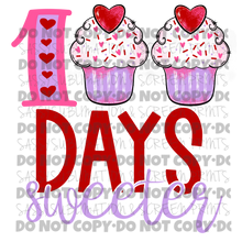 Load image into Gallery viewer, 100 Days Sweeter TRANSFER