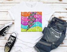 Load image into Gallery viewer, Bright Stacked Leopard Happy Bolt School Grades DTF TRANSFER