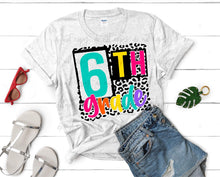 Load image into Gallery viewer, Back To School Leopard Bright Grades 11'' DTF TRANSFER