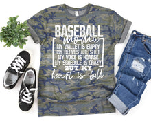 Load image into Gallery viewer, Baseball Mom Heart Is Full TRANSFER