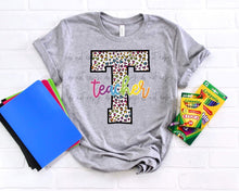 Load image into Gallery viewer, Back To School TD Leopard Grades DTF TRANSFER