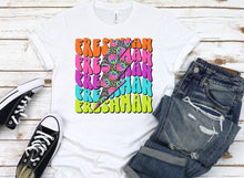 Load image into Gallery viewer, Bright Stacked Leopard Happy Bolt School Grades DTF TRANSFER