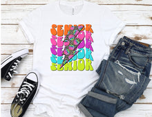 Load image into Gallery viewer, Bright Stacked Leopard Happy Bolt School Grades DTF TRANSFER