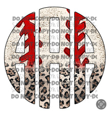 Load image into Gallery viewer, CUSTOM Monogram DTF Transfer