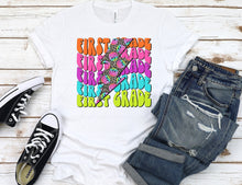 Load image into Gallery viewer, Bright Stacked Leopard Happy Bolt School Grades DTF TRANSFER