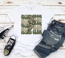 Load image into Gallery viewer, Camo Stacked Bolt School Grades DTF TRANSFER