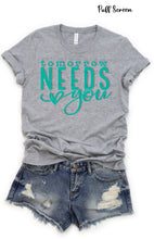 Load image into Gallery viewer, Tomorrow Needs You Teal PUFF SCREEN