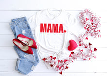 Load image into Gallery viewer, Red Mama Heart 11” PUFF SCREEN