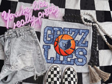 Load image into Gallery viewer, Basketball Teams Faux Sequin Embroidery TRANSFER KAI MAR 26
