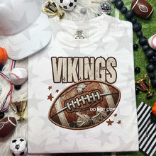 Load image into Gallery viewer, Neutral Football Faux Embroidery Mascot DROPDOWN TRANSFER HMWK 24
