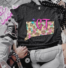 Load image into Gallery viewer, Preppy Bright Leopard States (all 50 states available) TRANSFER CAP APR
