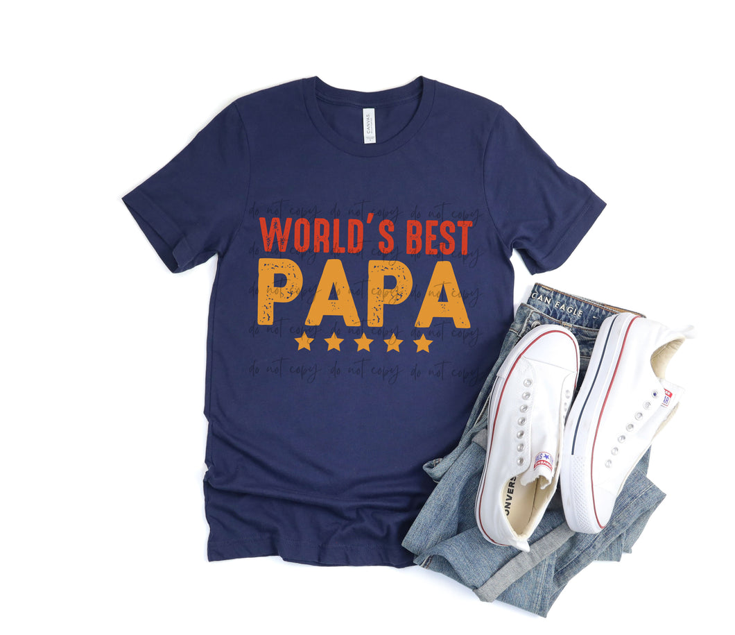 World’s Best Papa 5 Stars TRANSFER