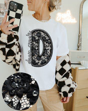Load image into Gallery viewer, Black Lace Mascot Dropdown TRANSFER CAP FEB
