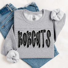 Load image into Gallery viewer, Retro Doodle Mascot BW Dropdown TRANSFER SWD TEMP
