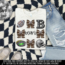 Load image into Gallery viewer, Rhinestone Bow Mascot Collage DROPDOWN TRANSFER
