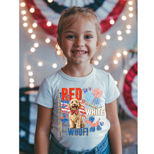 Load image into Gallery viewer, Red White Woof Dropdown TRANSFER SSD JUNE 25
