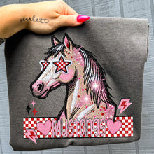 Load image into Gallery viewer, Faux Checker Star Eyes Mascot Dropdown TRANSFER VIRGO DEC 25
