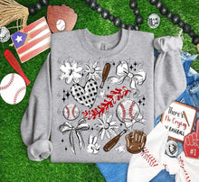 Load image into Gallery viewer, Play Ball Baseball Collage DROPDOWN TRANSFER BIA
