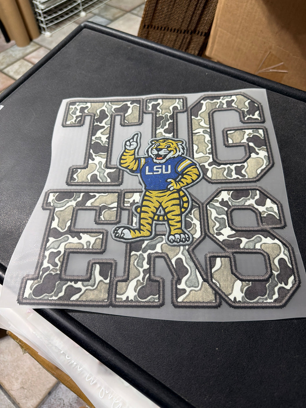 Camo Tigers  RTS DTF TRANSFER